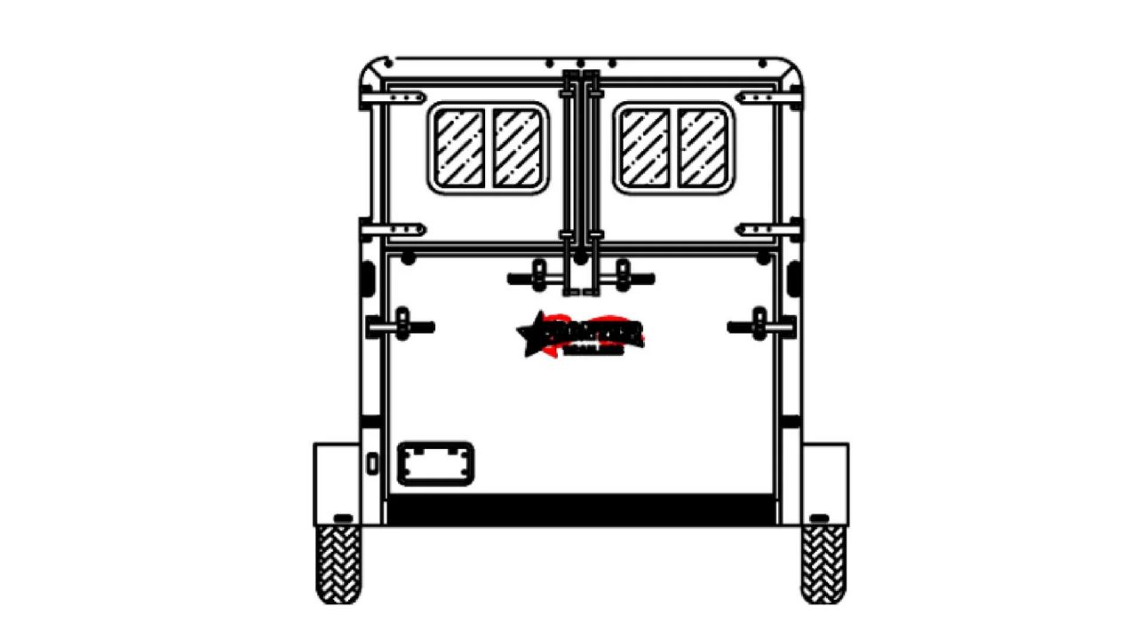 New 2026 Frontier Trailers Fast Track 2+1 GN Straight Load Series 2 Horse Trailer