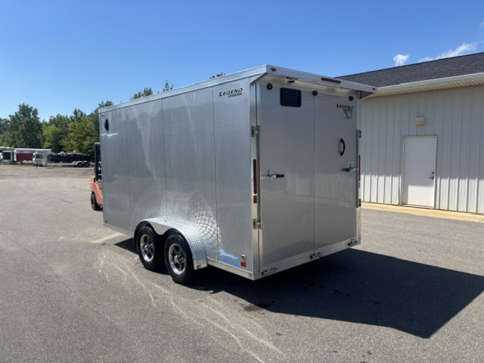 New 2027 Legend Trailers 7.5x16 All Aluminum Enclosed Trailer