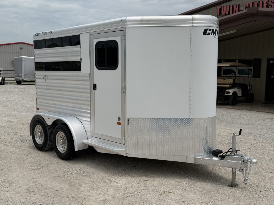 Used 2019 CM 2 Horse Bumper Pull Horse Trailer