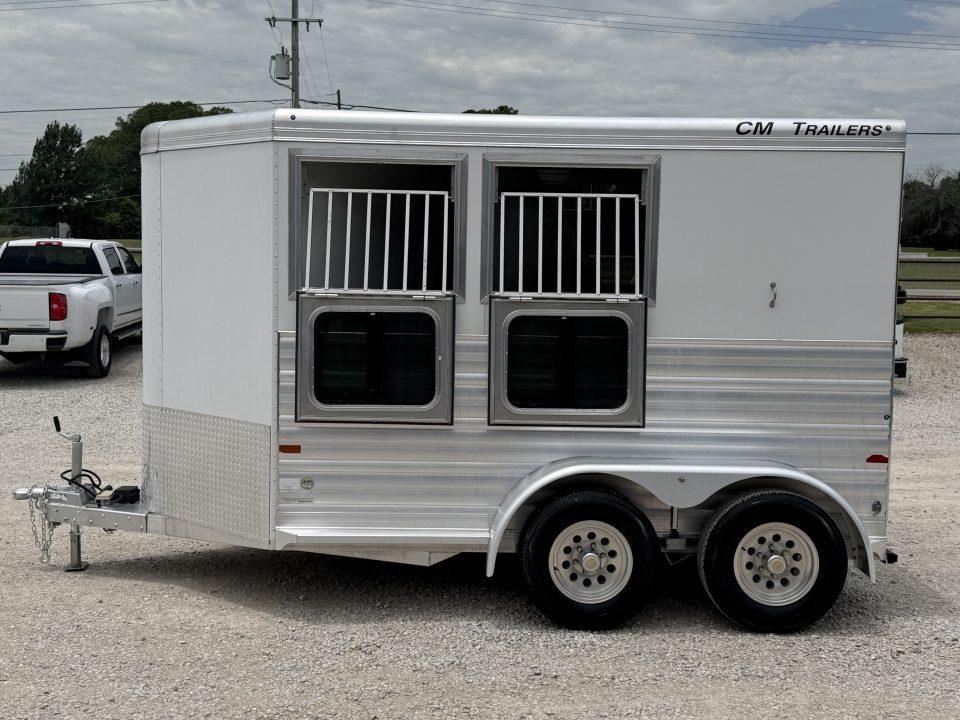 Used 2019 CM 2 Horse Bumper Pull Horse Trailer