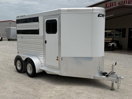 Used 2019 CM 2 Horse Bumper Pull Horse Trailer