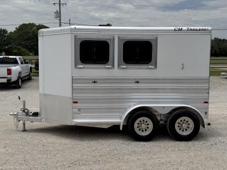 Used 2019 CM 2 Horse Bumper Pull Horse Trailer