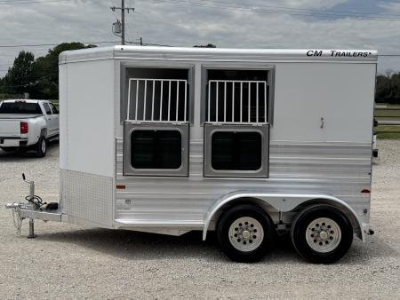 Used 2019 CM 2 Horse Bumper Pull Horse Trailer