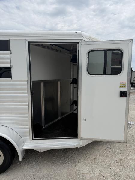 Used 2019 CM 2 Horse Bumper Pull Horse Trailer
