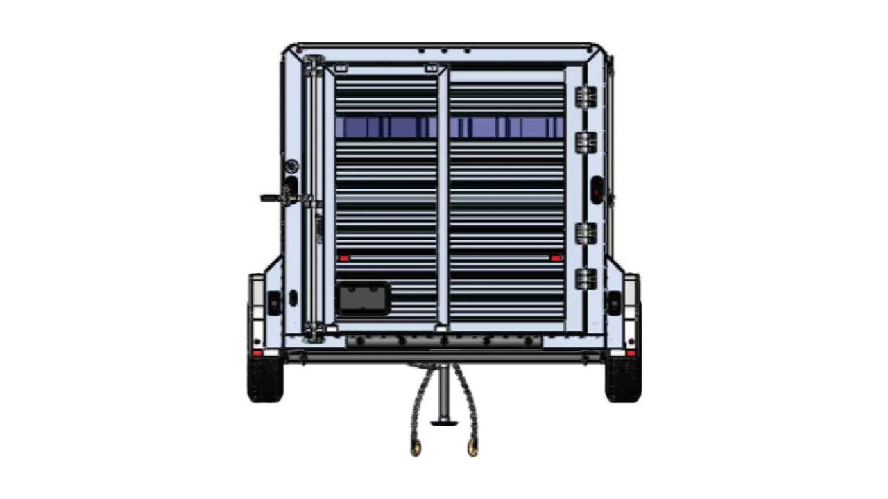 New 2026 Frontier Trailers 12' 7" Livestock Trailer, 10' Floor, 7' Wide, 6'6" Tall Horse Trailer