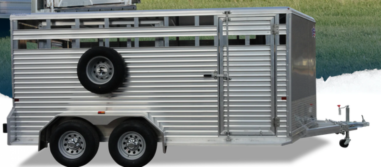 New 2026 Frontier Trailers 12' 7" Livestock Trailer, 10' Floor, 7' Wide, 6'6" Tall Horse Trailer
