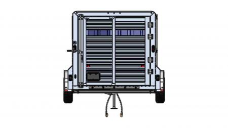 New 2026 Frontier Trailers 12' 7" Livestock Trailer, 10' Floor, 7' Wide, 6'6" Tall Horse Trailer