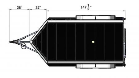New 2026 Frontier Trailers 14' 7" Livestock Trailer with Electric Brakes, One Piece Aluminum Roof & Tandem Axles Horse Trailer