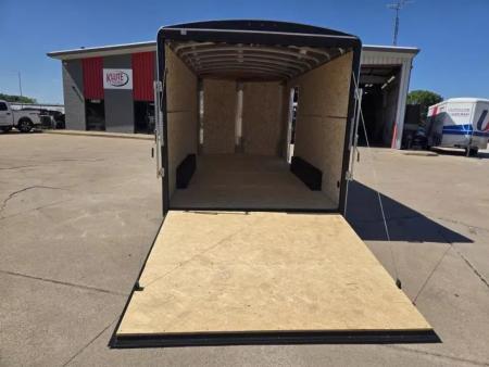 New 2026 H&H Trailers 8x16 HH Series Round Top V-Nose 7K Tandem Cargo / Enclosed Trailer