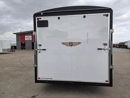 New 2026 H&H Trailers 8x16 HH Series Round Top V-Nose 10K Tandem Cargo / Enclosed Trailer