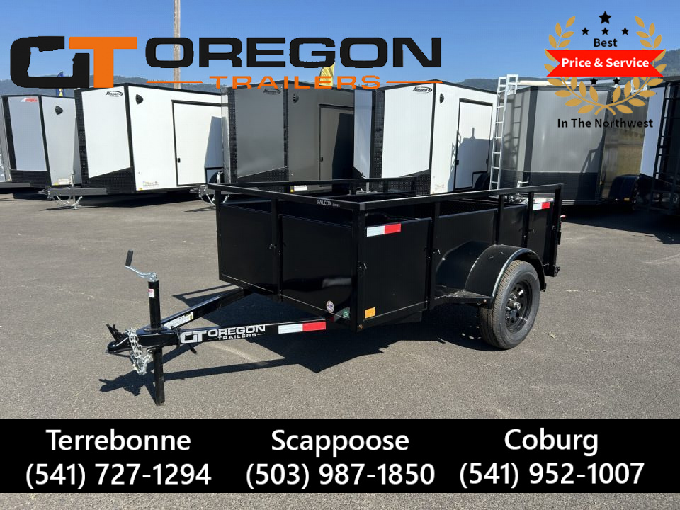 New 2026 Eagle Trailers 5x8 Falcon Lightspeed Steel Utility Trailer 3K GVWR