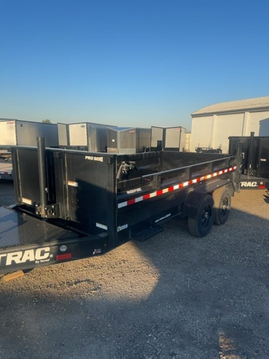 New 2025 Sure-Trac 7 X 14 Pro Series Telescopic Dump, 15.4K Dump Trailer
