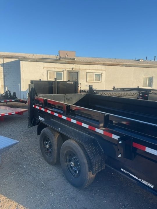 New 2025 Sure-Trac 7 X 14 Pro Series Telescopic Dump, 15.4K Dump Trailer