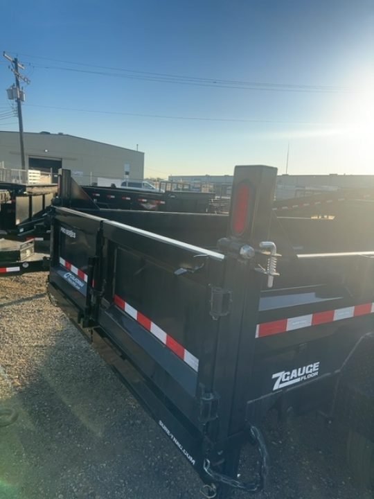 New 2025 Sure-Trac 7 X 14 Pro Series Telescopic Dump, 15.4K Dump Trailer