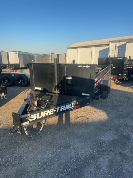 New 2025 Sure-Trac 7 X 14 Pro Series Telescopic Dump, 15.4K Dump Trailer