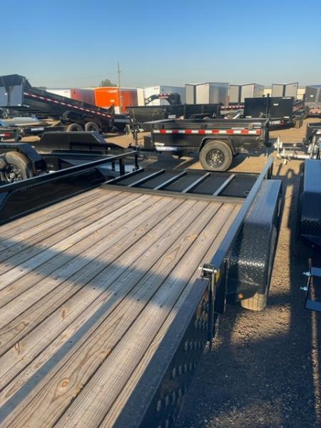 New 2025 Sure-Trac 7 x 16 Tube Top ATV 7K Utility Trailer