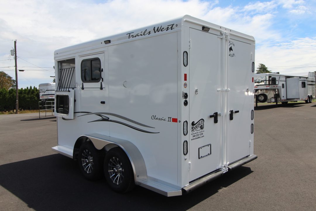 New 2027 Trails West Classic II 2 Horse Trailer