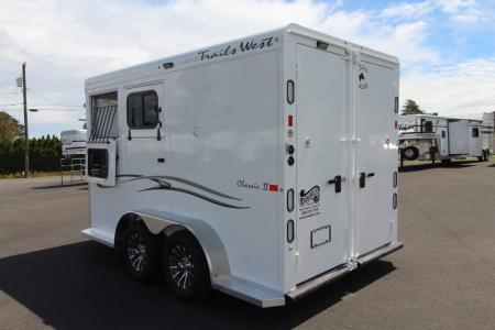 New 2027 Trails West Classic II 2 Horse Trailer