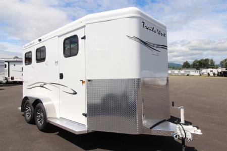New 2027 Trails West Classic II 2 Horse Trailer