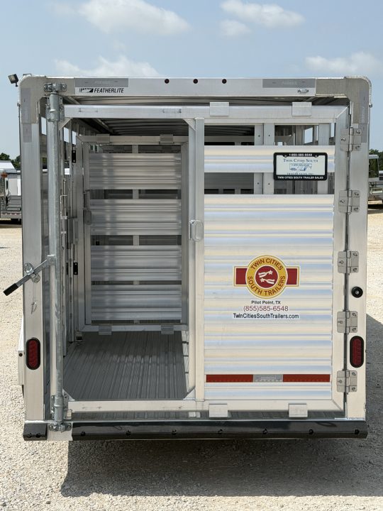 New 2026 Featherlite 24' Gooseneck Stock Trailer