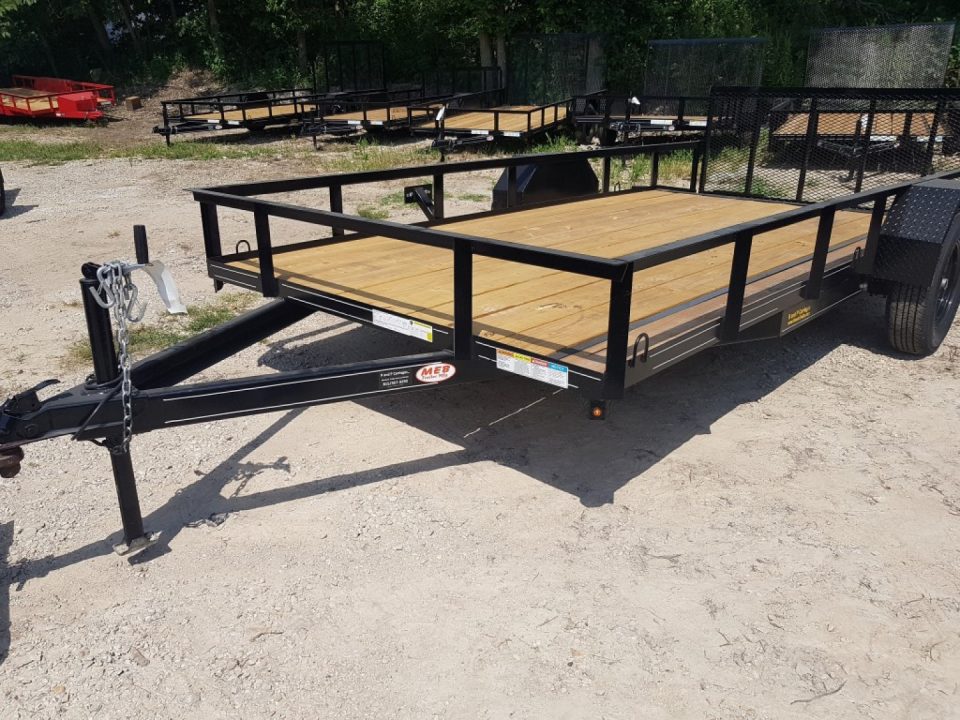 New 2026 MEB 77x14 Utility Trailer
