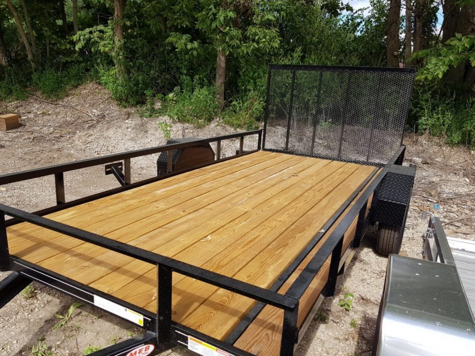 New 2026 MEB 77x14 Utility Trailer