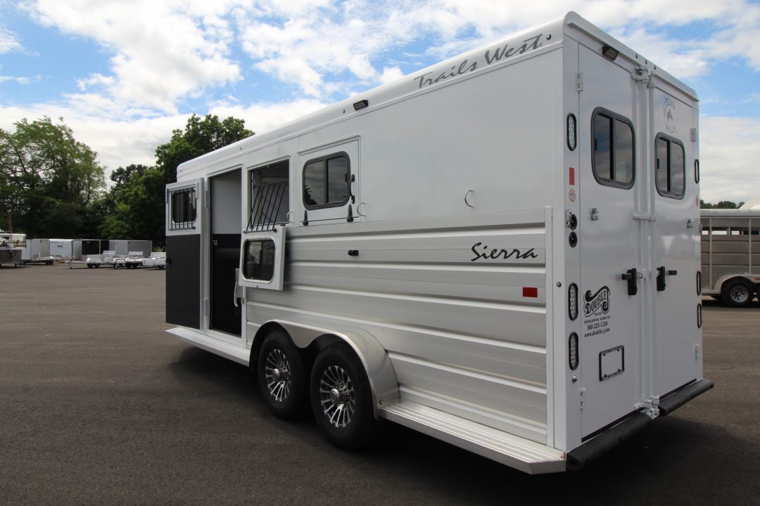 New 2027 Trails West Sierra II w/ Side Tack & XL Tack Room - Escape Door - Extra Tall