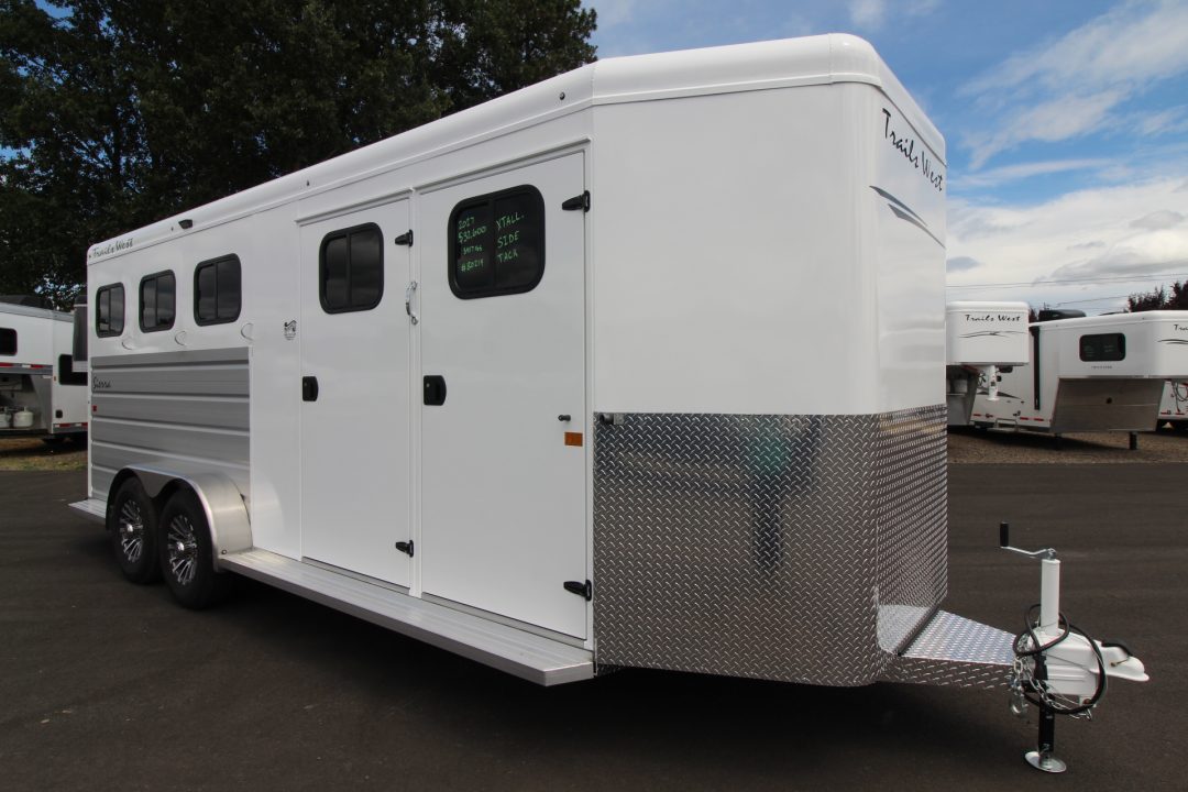 New 2027 Trails West Sierra II w/ Side Tack & XL Tack Room - Escape Door - Extra Tall