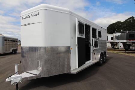 New 2027 Trails West Sierra II w/ Side Tack & XL Tack Room - Escape Door - Extra Tall
