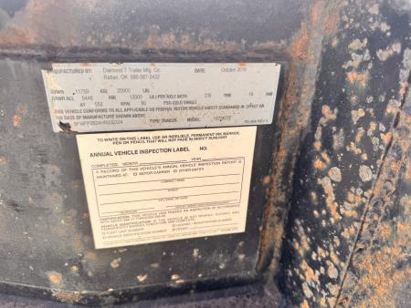 Used 2017 Diamond T 8.5-28 Equipment Hauler Tandem Pintle