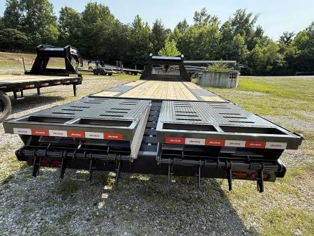 New 2026 Liberty LF14K 20+5 Flatbed Trailer, MAMMOTH RAMPS, DUAL JACKS