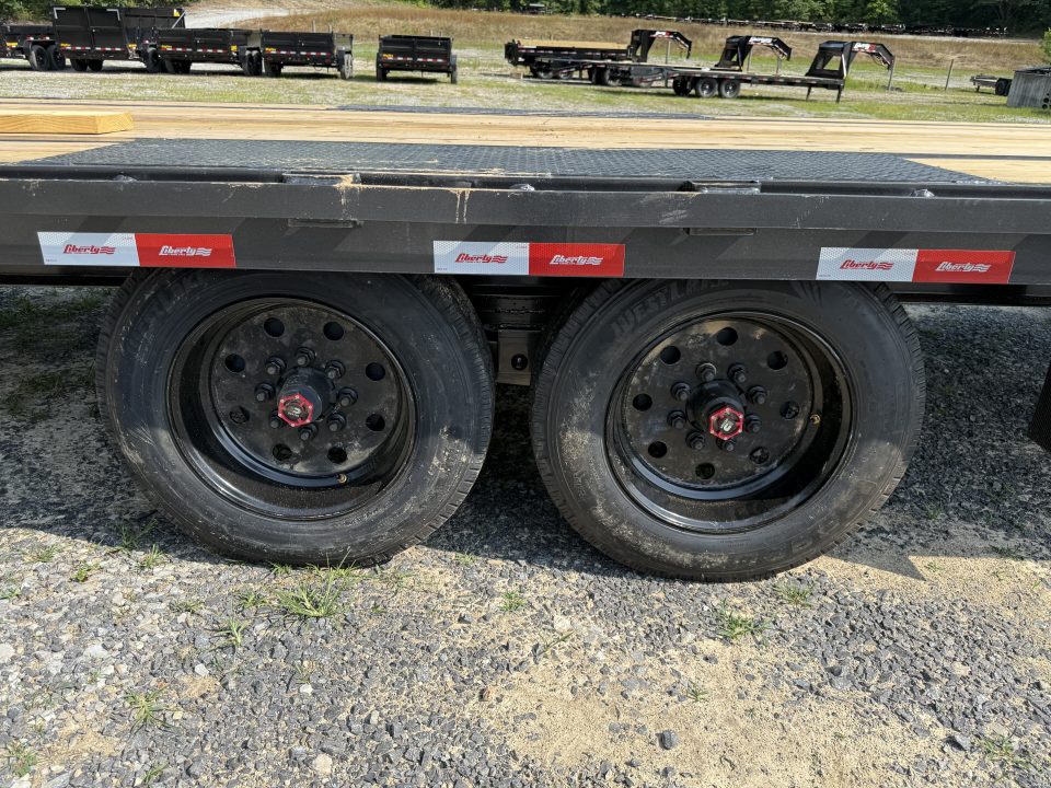 New 2026 Liberty LF16K 35+5 Flatbed Trailer, MAMMOTH RAMPS, OIL BATH AXLES 2 SPD JACKS
