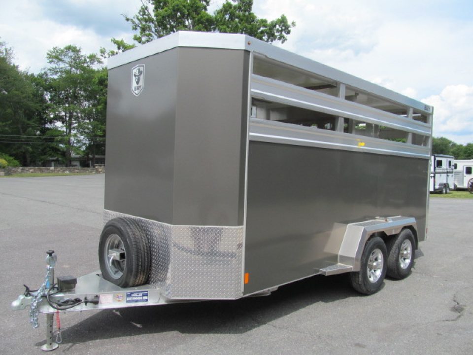 New EBY 6.5 X 16 Maverick 38 Special Bumper Pull Stock Trailer