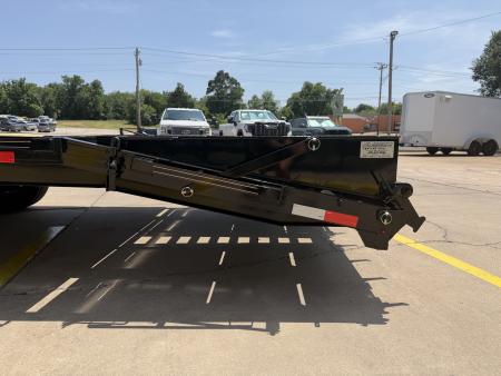 New #144439 2026 MP CUSTOMS 40 X 102 TANDEM AXLE 14K FLATBED GOOSENECK W/ MAXX RAMPS