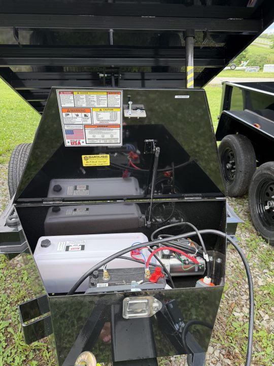 New 2026 BWise 6x10 Deckover Dump Trailer w/ One Piece Gate (7K GVW)
