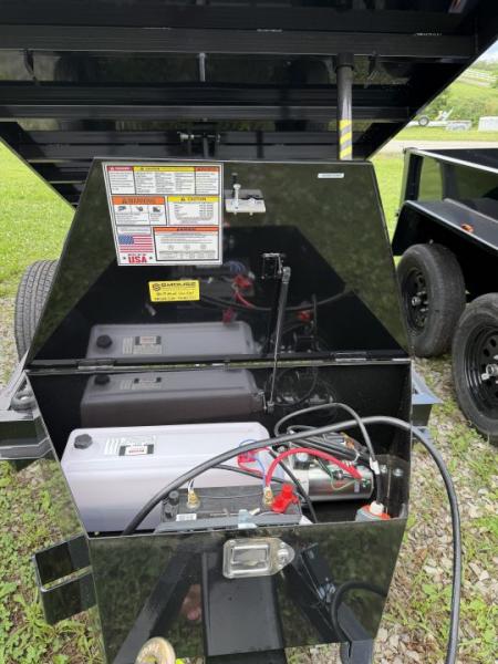 New 2026 BWise 6x10 Deckover Dump Trailer w/ One Piece Gate (7K GVW)