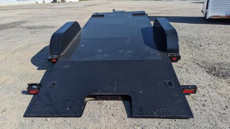 New 2026 BWise 18' Diamond Deck Hydraulic POWER Tilt Car Hauler