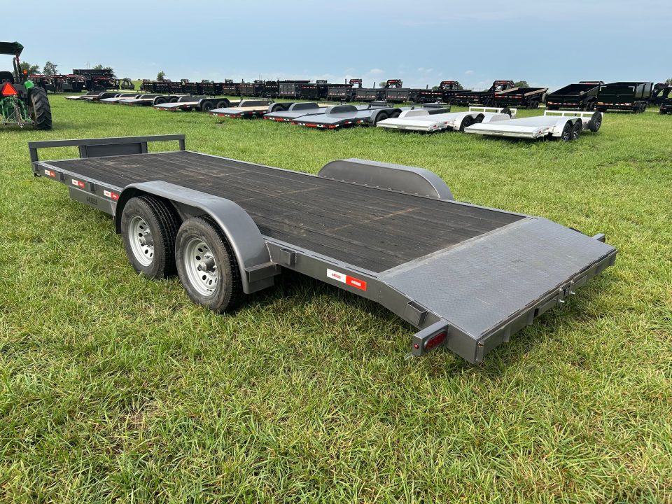 New 2024 Kodiak 83x20 Tandem 12K Carhauler w/ Slide in Ramps, Toolbox, & Composite Rubber Floor