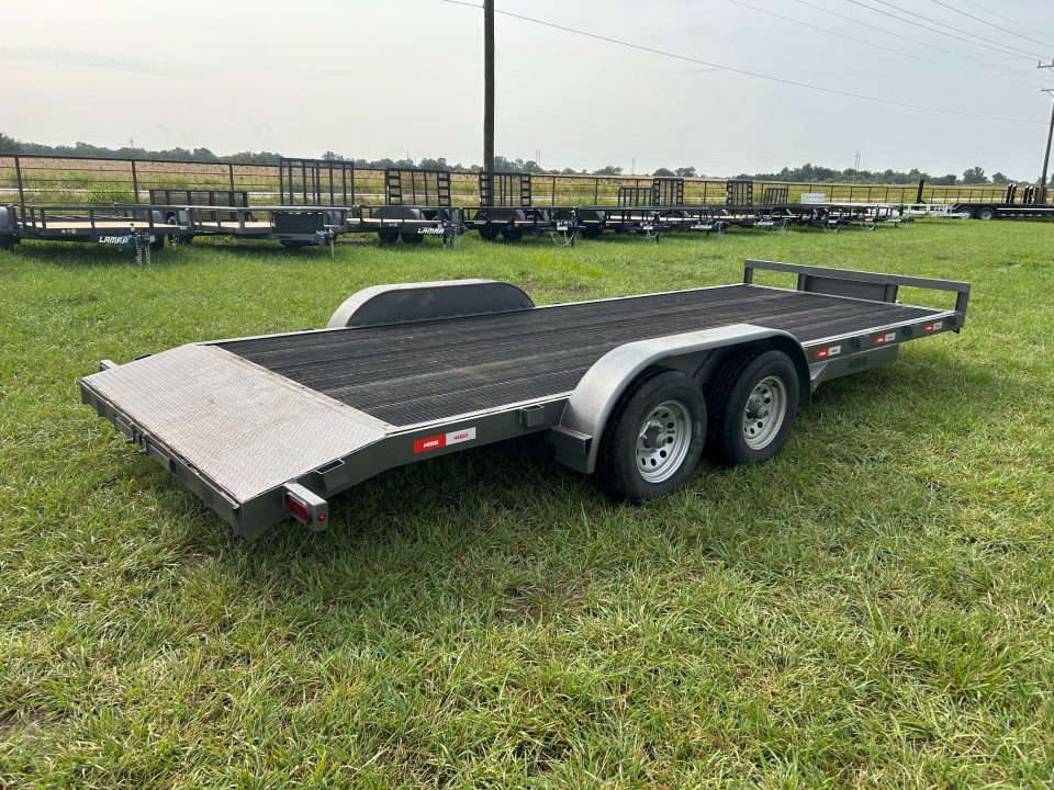 New 2024 Kodiak 83x20 Tandem 12K Carhauler w/ Slide in Ramps, Toolbox, & Composite Rubber Floor