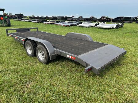 New 2024 Kodiak 83x20 Tandem 12K Carhauler w/ Slide in Ramps, Toolbox, & Composite Rubber Floor