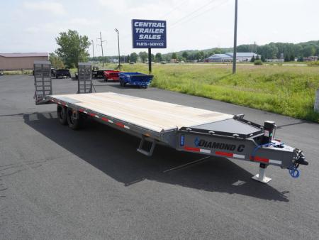 New 2026 Diamond C Trailers DEC207 24ft Equipment Trailer