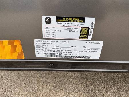 New 2026 Cargo Craft EV 6x12 Cargo / Enclosed Trailer
