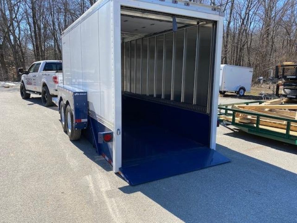 New 6'3" x 15'9" Air-Tow E16-XL Enclosed Drop Deck Equipment Trailer 14.7k