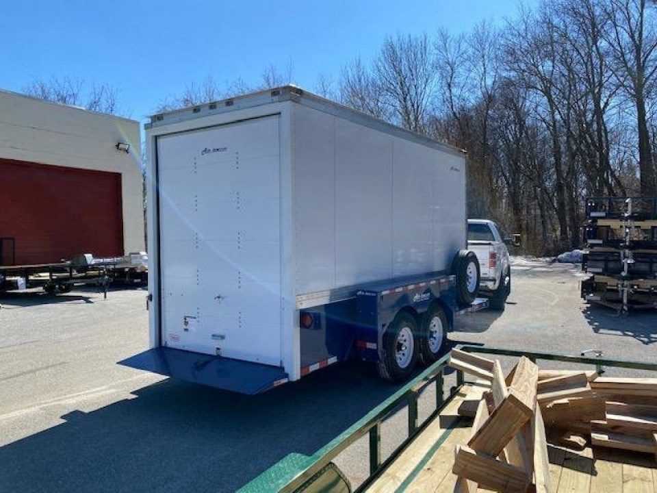 New 6'3" x 15'9" Air-Tow E16-XL Enclosed Drop Deck Equipment Trailer 14.7k
