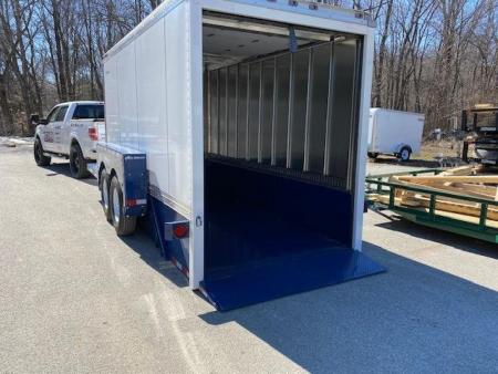 New 6'3" x 15'9" Air-Tow E16-XL Enclosed Drop Deck Equipment Trailer 14.7k