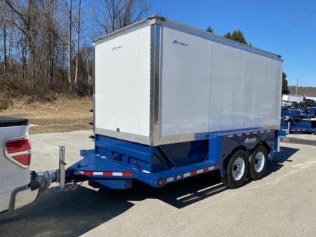 New 6'3  x 15'9  Air-Tow E16-XL Enclosed Drop Deck Equipment Trailer 14.7k
