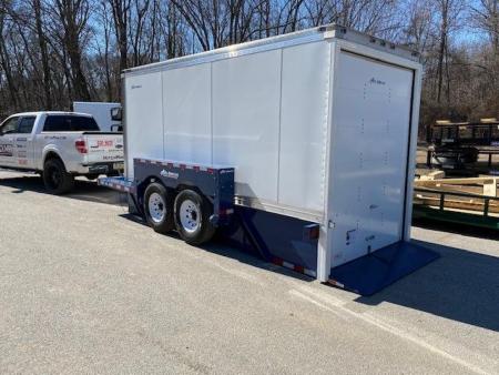 New 6'3" x 15'9" Air-Tow E16-XL Enclosed Drop Deck Equipment Trailer 14.7k