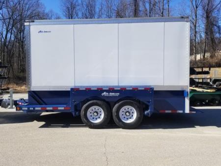 New 6'3" x 15'9" Air-Tow E16-XL Enclosed Drop Deck Equipment Trailer 14.7k