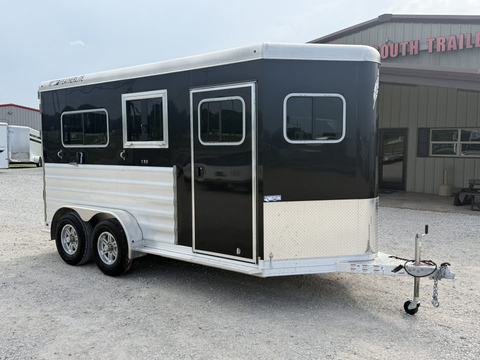 Used 2025 Featherlite 2 Horse Bumper Pull Horse Trailer