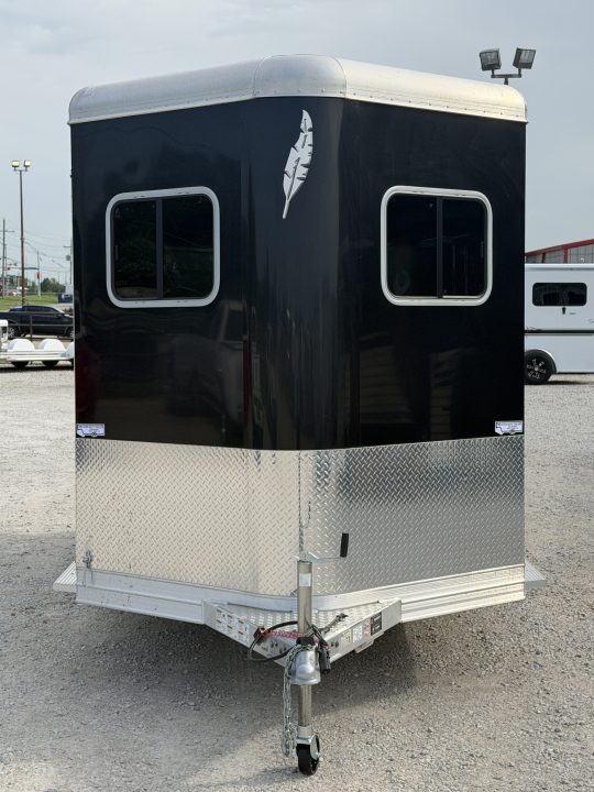 Used 2025 Featherlite 2 Horse Bumper Pull Horse Trailer